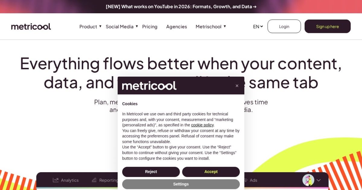 Metricool review